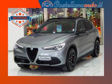 Alfa Romeo Stelvio 2.2 t Ti Q4 210cv Aut TETTO-NAVI-PELLE ROSSA-KAMER