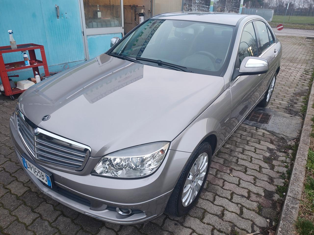 MERCEDES C200 BERLINA A METANO POCHI KM GANCIO TRAINO