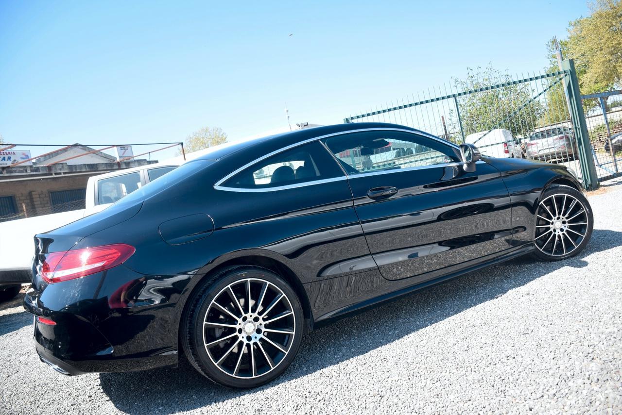 Mercedes-benz C 220 MERCEDES COUPE' AMG 220d 170CV 6M TETTO APR. - NAVI CRUISE SENSORI BT ADAS