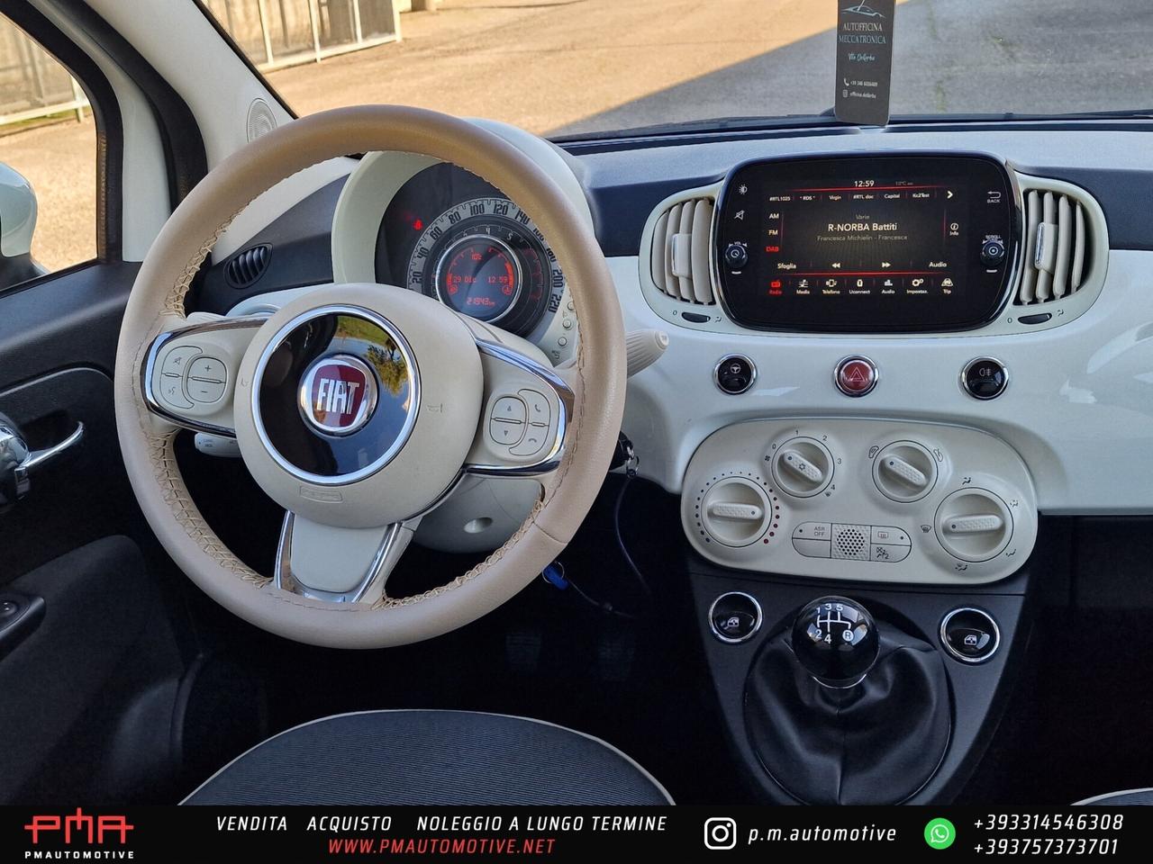 Fiat 500 1.2 Lounge easypower Gpl 69cv my20