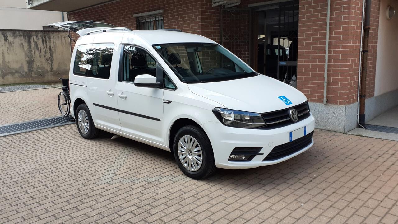 Caddy 1.2 TSI benzina trasporto disabili ribassato