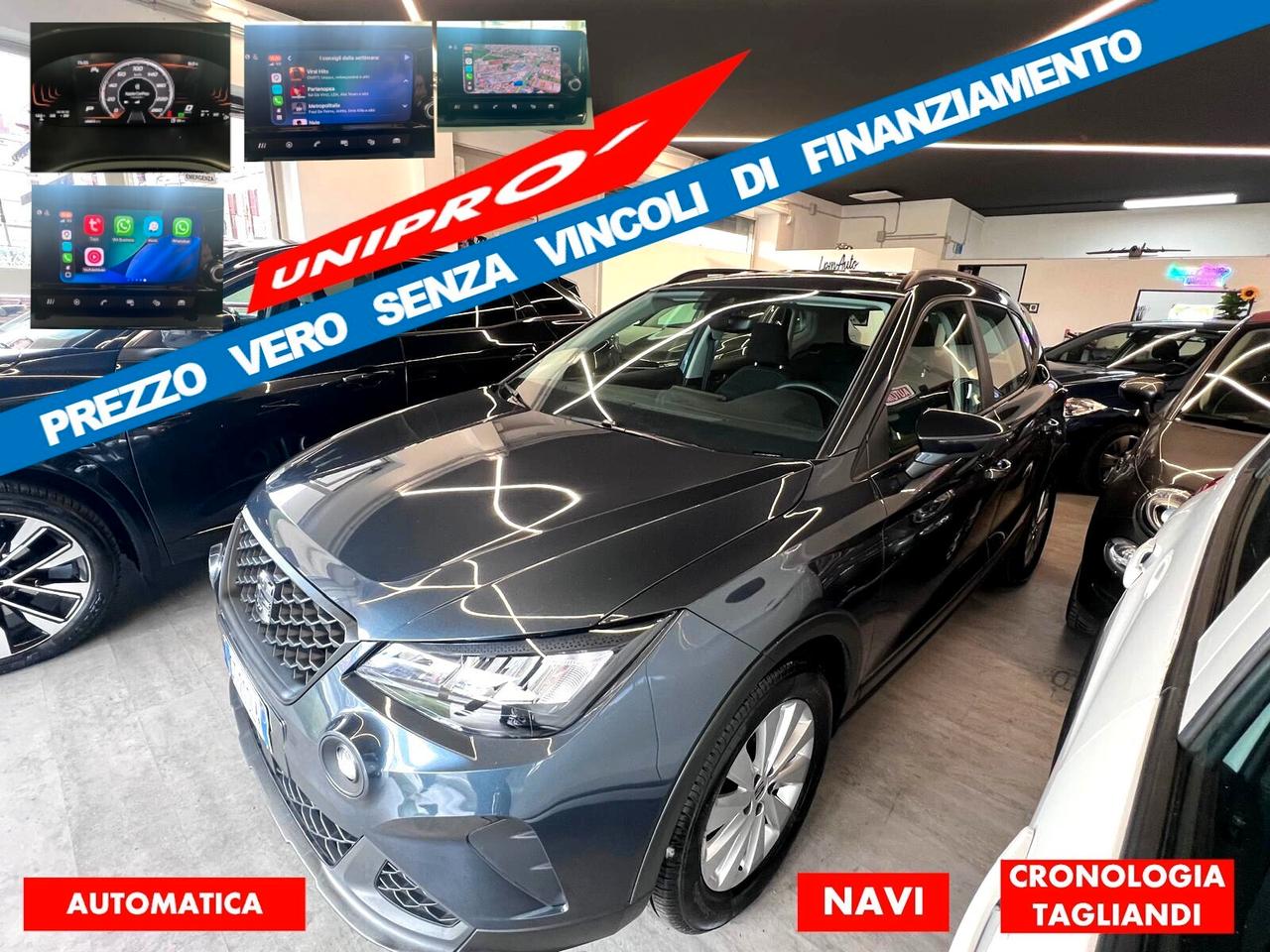 Seat Arona 1.0 TSI 110CV DSG*NO VINCOLI DI FINANZIAM*CRONO TAGLIANDI 2024 NAVI FULL OPTZ AZIENDALE