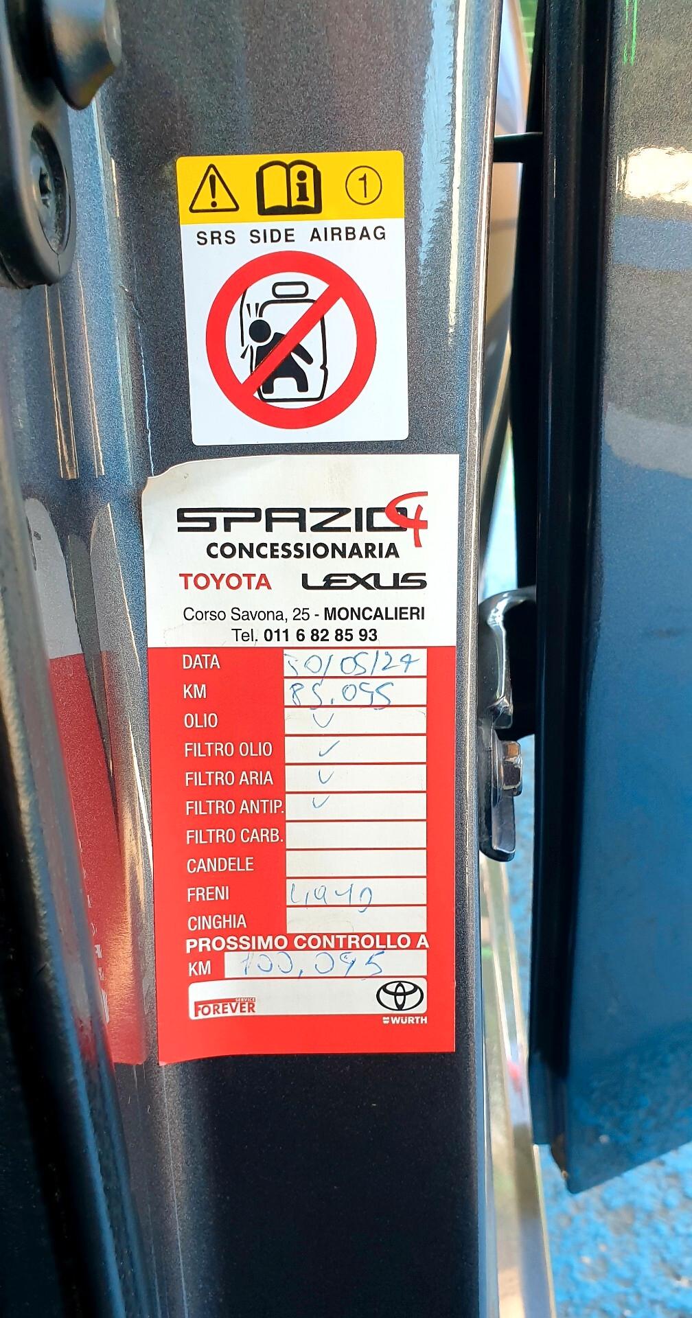 TOYOTA YARIS 1.5 BENZINA/IBRIDA GARANZIA DI CASA TOYOTA
