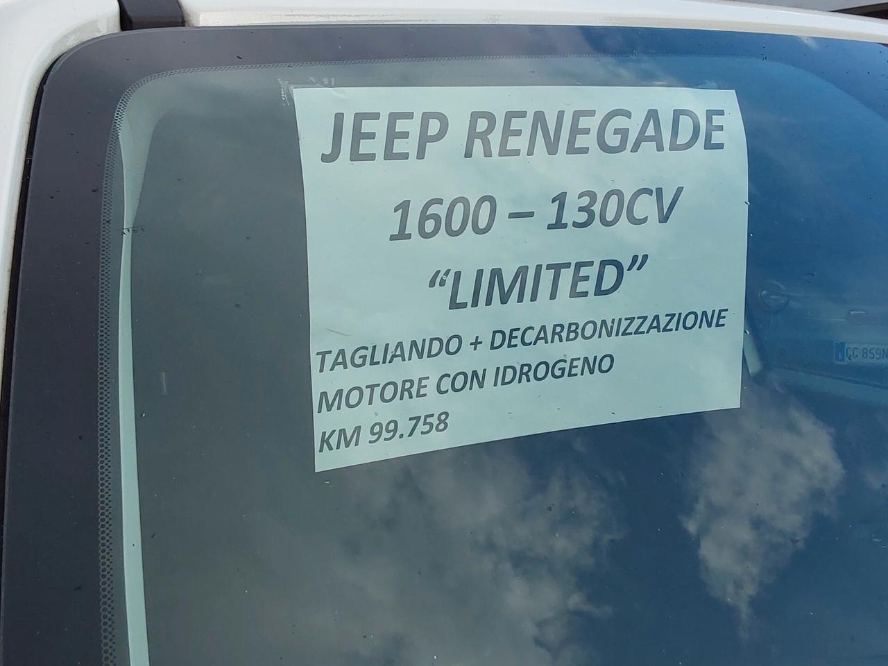 Jeep Renegade 1.6 Mjt 130 CV Limited