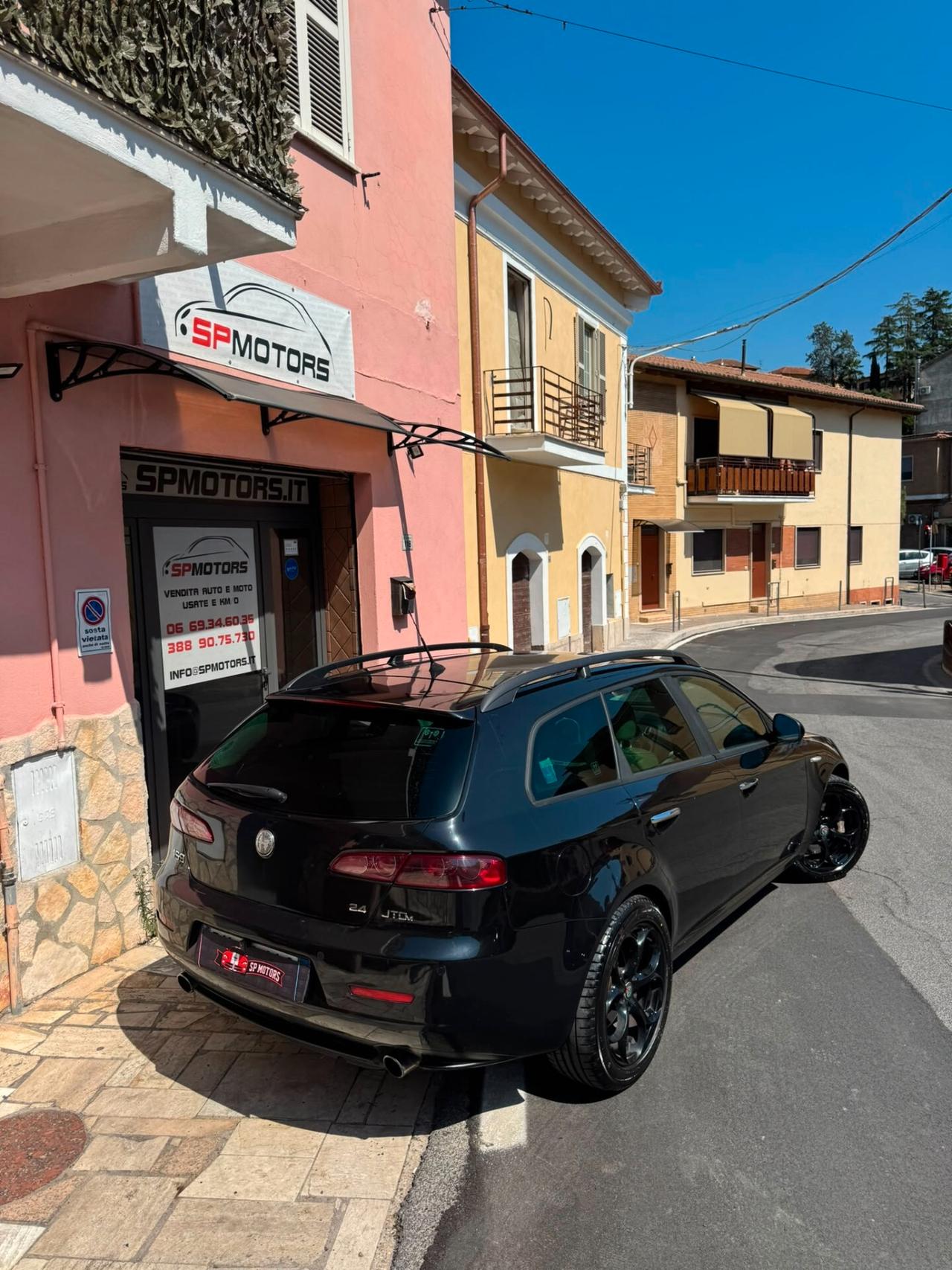 Alfa Romeo 159 2.4 JTDm 20V Sportwagon Exclusive, TOTAL BLACK, FULL OPT., OTTIME CONDIZIONI, BELLISSIMA