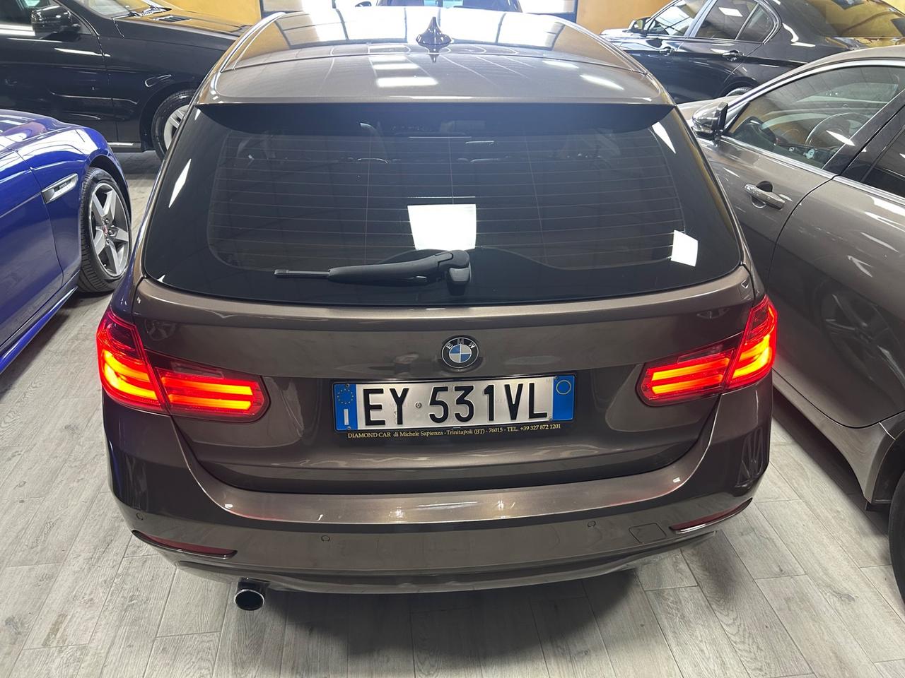 BMW 318d Touring 143 cv “PELLE/NAVI/SENSORI”-2015