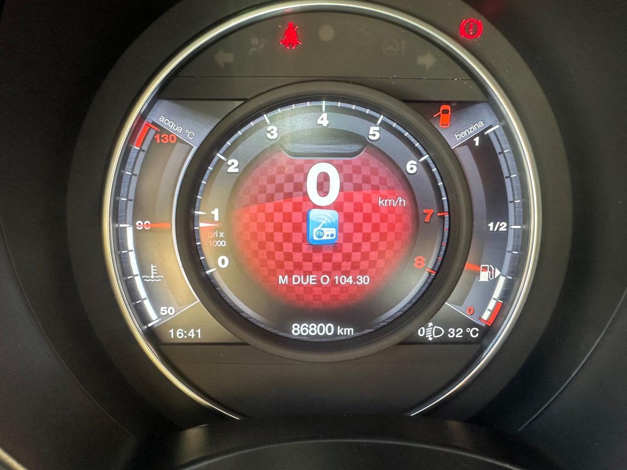 Abarth 595 1.4 Turbo T-Jet 195 CV Pista 7/2018 KM 86800CERT 1PROP