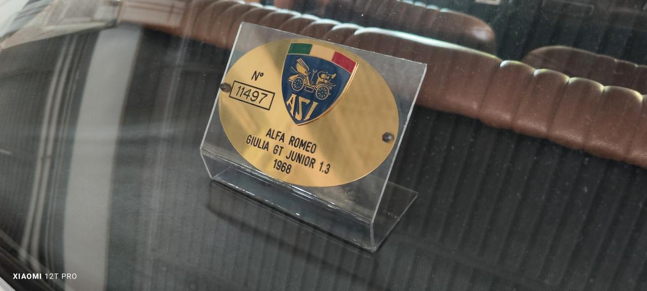 Alfa Romeo GT SCALINO (A.S.I TARGA ORO)