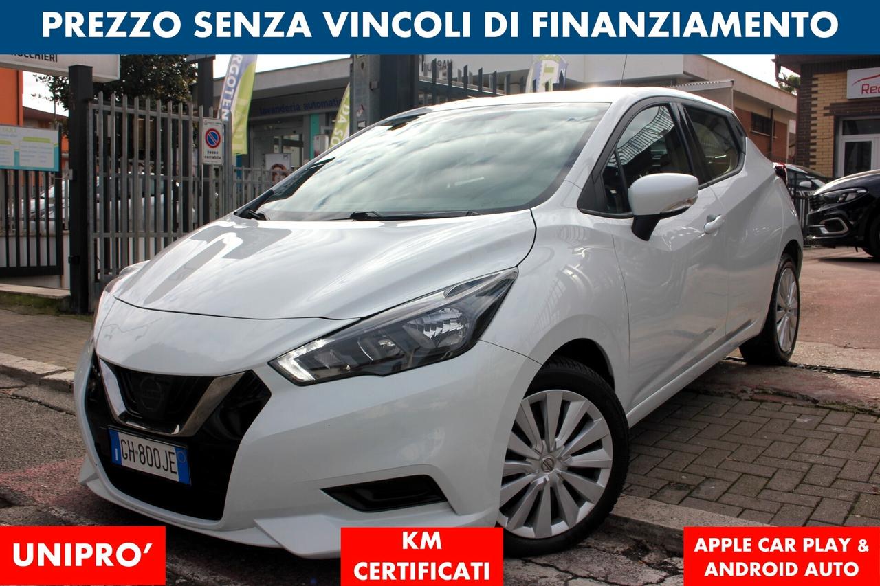 Nissan Micra *PREZZO VERO* 1.0 IG-T 92 CV UNIPRO KM CERTIFICATI