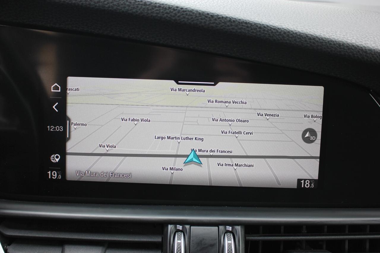 ALFA ROMEO GIULIA 2.2 190cv EAT8 PADDLE VOLANTE *PREZZO VERO* UNIPRO- TAGLIANDO ALFA ROMEO