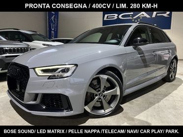 AUDI RS3 SPB 2.5 TFSI quattro Stronic LIM 280KM-H/PELLE/BOS
