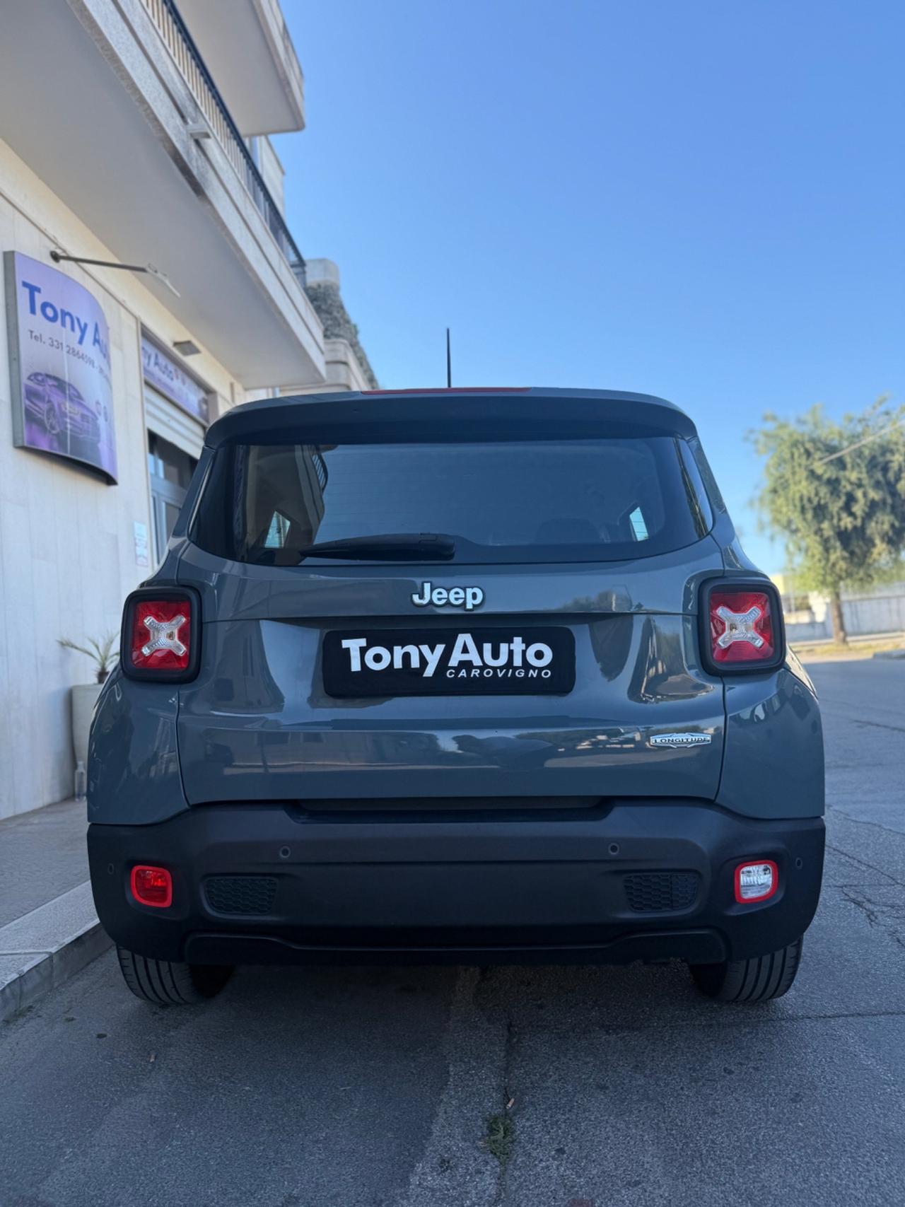 Jeep Renegade 1.6 mjt Longitude 120cv NAVIGATORE,ANDROID AUTO,KM CERTIFICATI,UNICO PROPRIETARIO