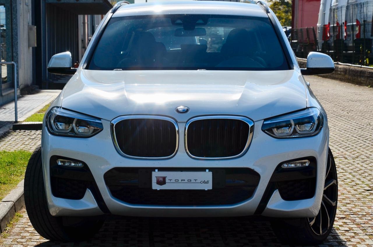 BMW X3 XDRIVE20d MSPORT 190cv AUTO, UFF ITALIANA, SERVICE BMW, EURO 6C, 21", NAVI, RETROCAMERA, FARI LED ADATTIVI, PERMUTE