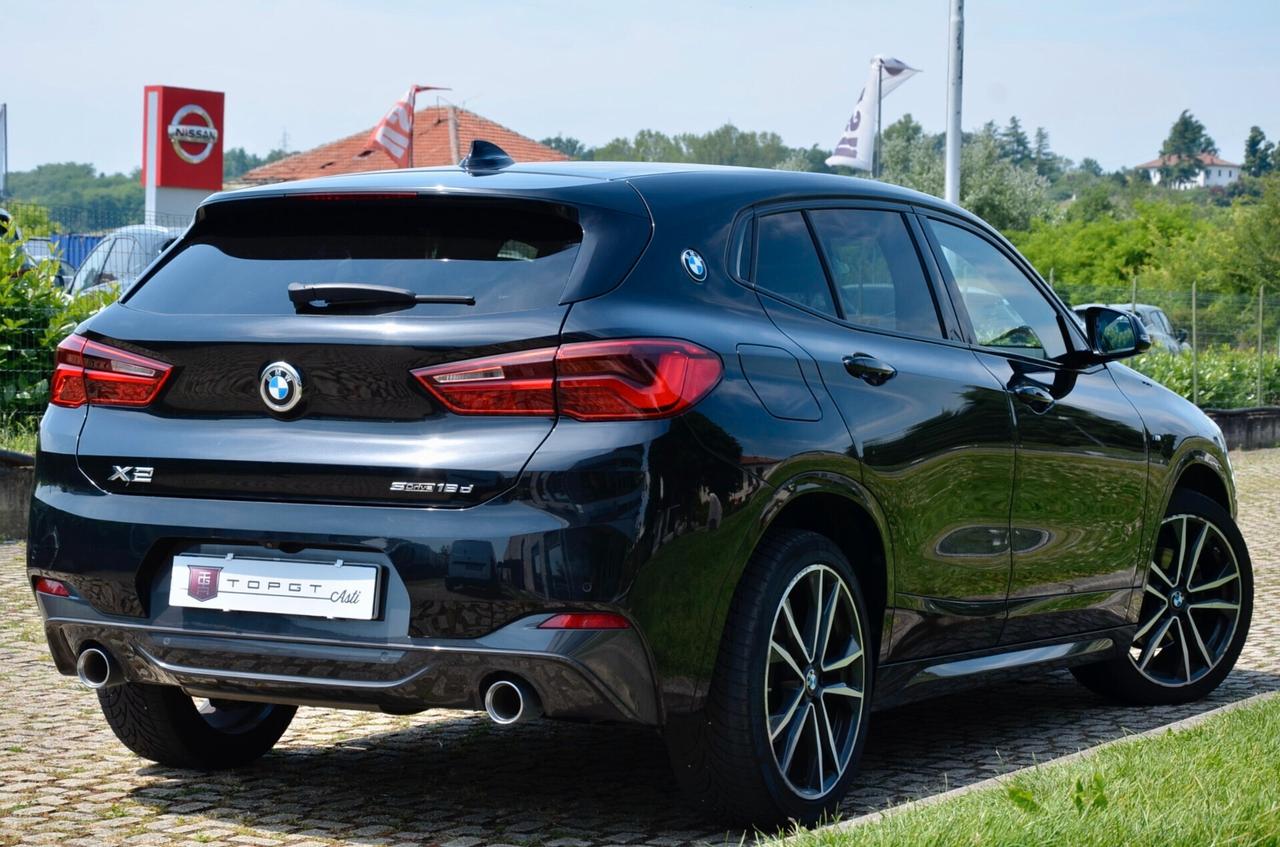 BMW X2 SDRIVE18d MSPORT 150cv AUTO, UFF ITALIANA, TUTTI SERVICE UFF BMW, EURO 6D, FARI LED, RETROCAMERA, PERMUTE