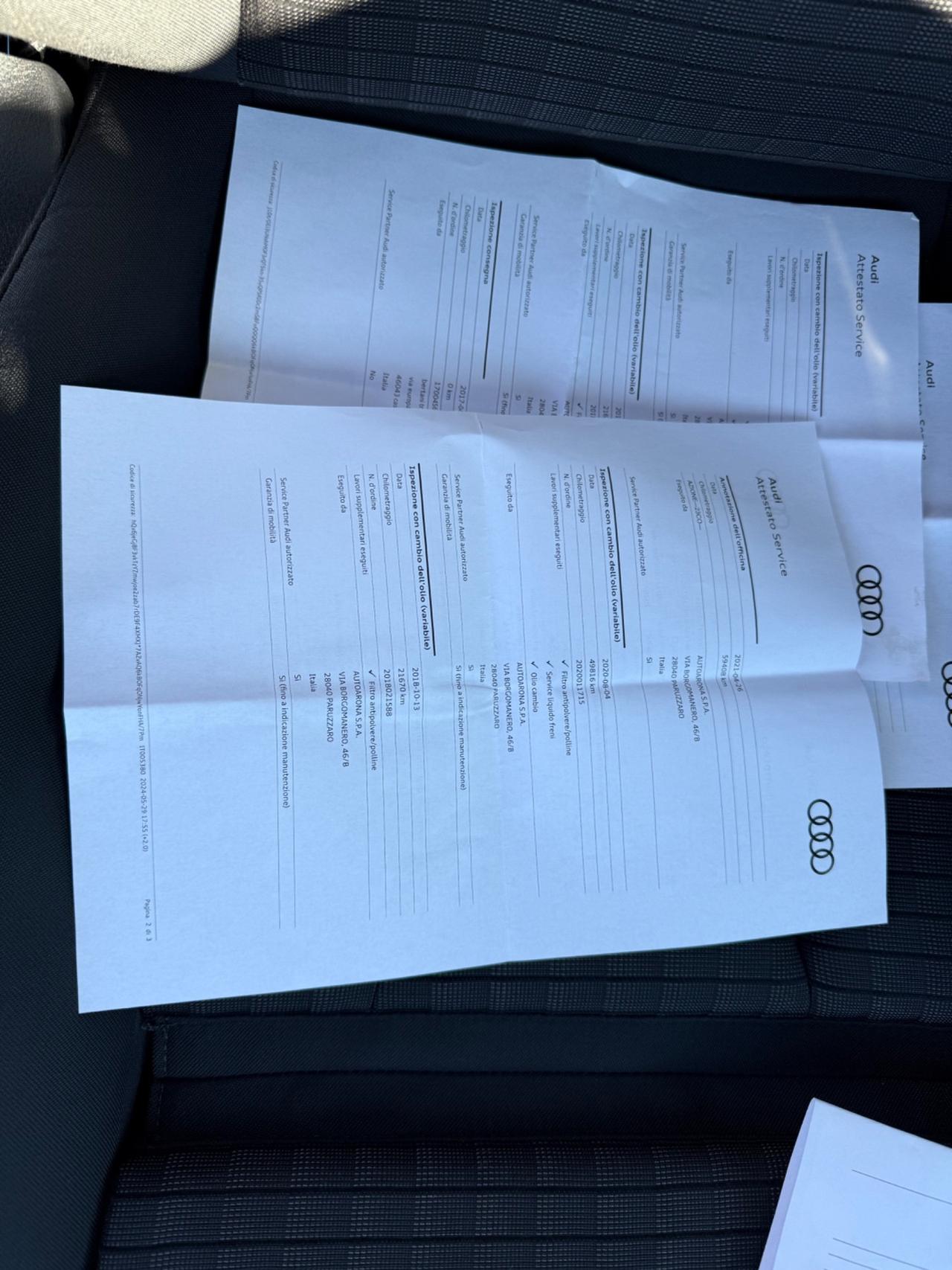 Audi A3 Cabrio 2.0 TDI S tronic 150 CV NAVI.