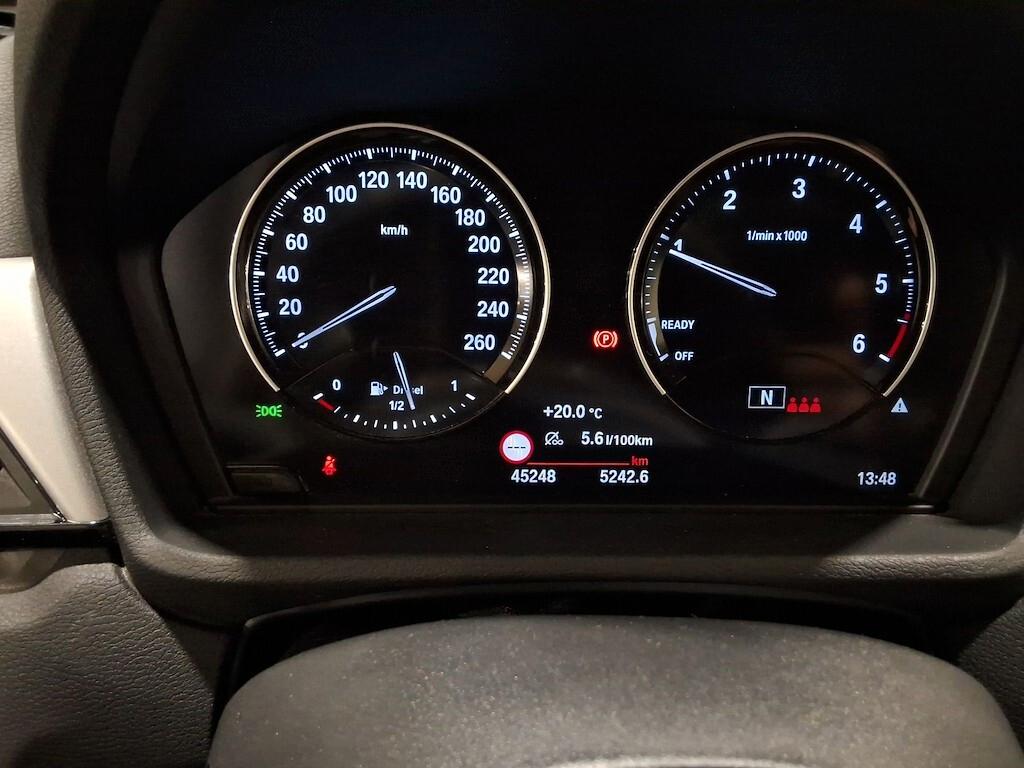 BMW X1 16D 115CV 6M. S-DRIVE BUSINESS ADVANTAGE ( FARI LED - AMBIENT LIGHTS - HEAD-UP DISPLAY - CRUISE - PELLE - NAVI - PARK ASSISTANT - TELECAMERA POST. - CERCHI 17 )