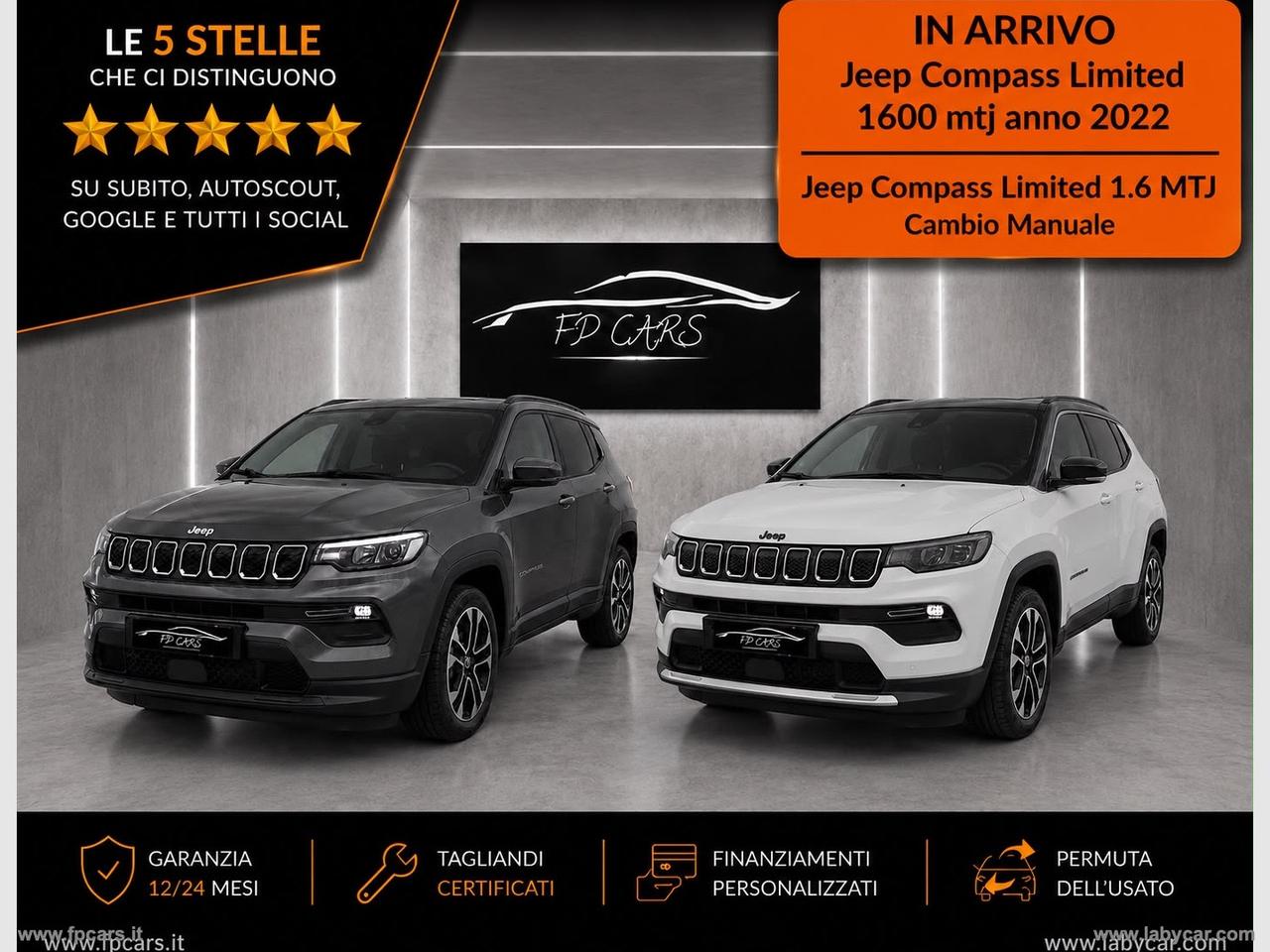 JEEP Compass 1.6 Mjt II 2WD Limited