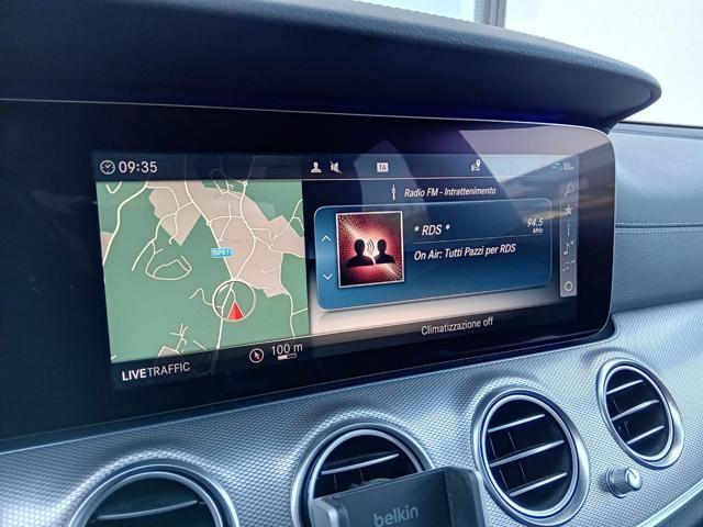 MERCEDES-BENZ E 220 D AMG LINE AUTOMATICO CRONOLOGIA TAGLIANDI