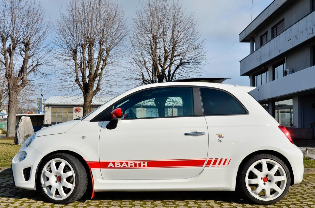 ABARTH 595 1.4 TURBO T-JET 160cv PISTA, UNICOPROPRIETARIO, ORIGINALE, MAI MODIFICATA, TETTO, UFF ITALIANA