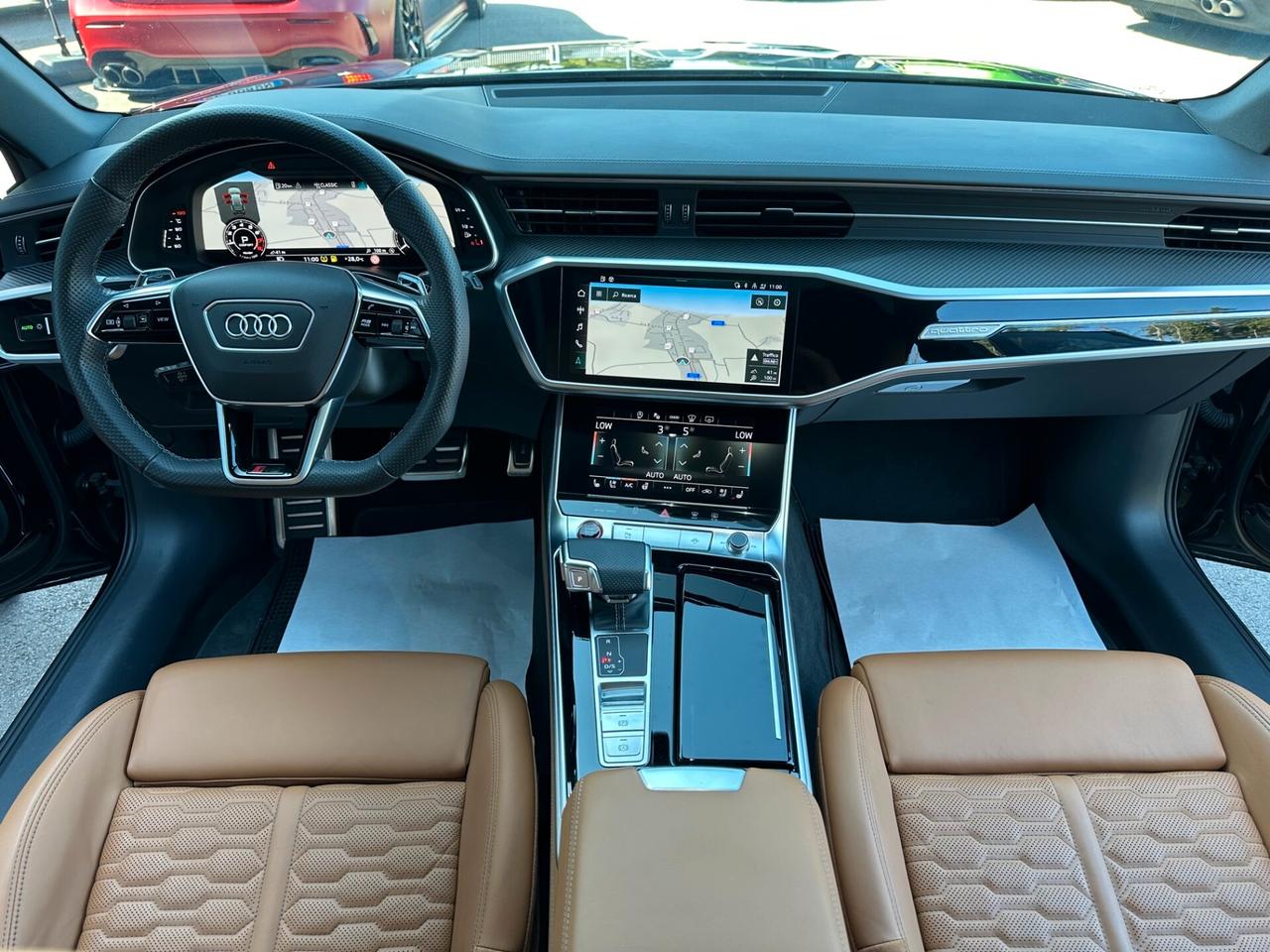Audi RS6 Avant /carboceramici/tetto/4stz/pelle cuoio/scarico/head/strafull