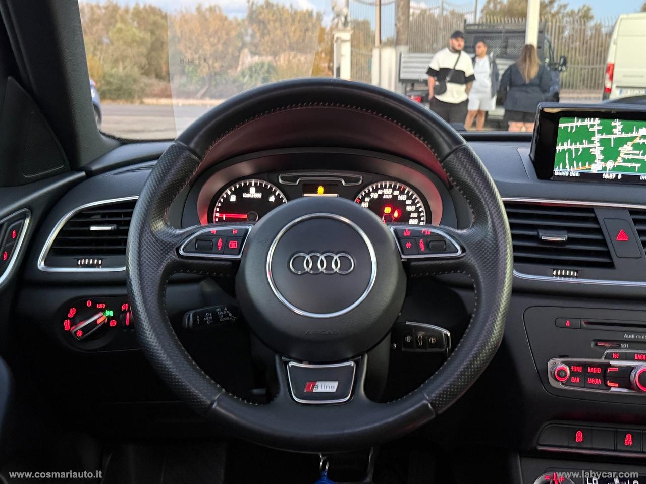 AUDI Q3 2.0 TDI 177 CV quattro S TRONIC S LINE TETTO