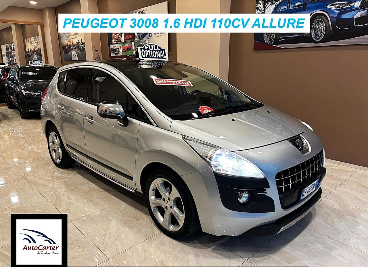 Peugeot 3008 1.6 DIESEL **TETTO**PERFETTA