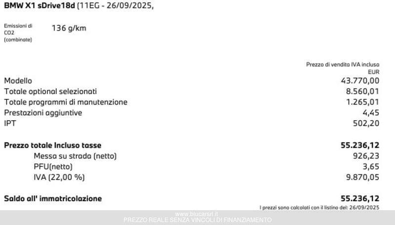 BMW X1 X1 sDrive 18d Msport Pro