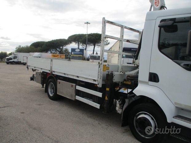 Renault MIDLUM 120/21 GRU PM 8523 4 PIEDI CASSONE