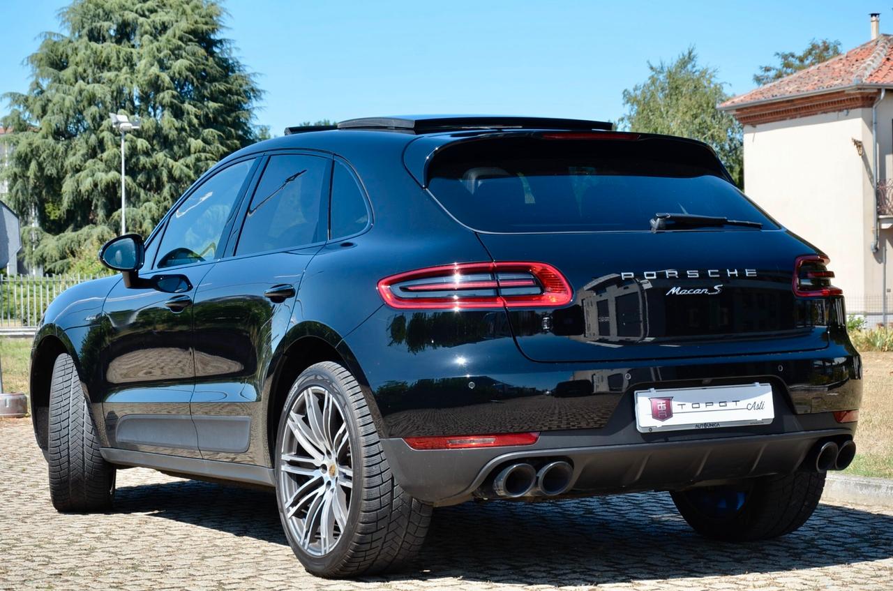 PORSCHE MACAN S 3.0d 258cv PDK, IVA ESPOSTA, TETTO, SCARICO, EURO 6B, XENO, RETROCAMERA, 21", PERMUTE
