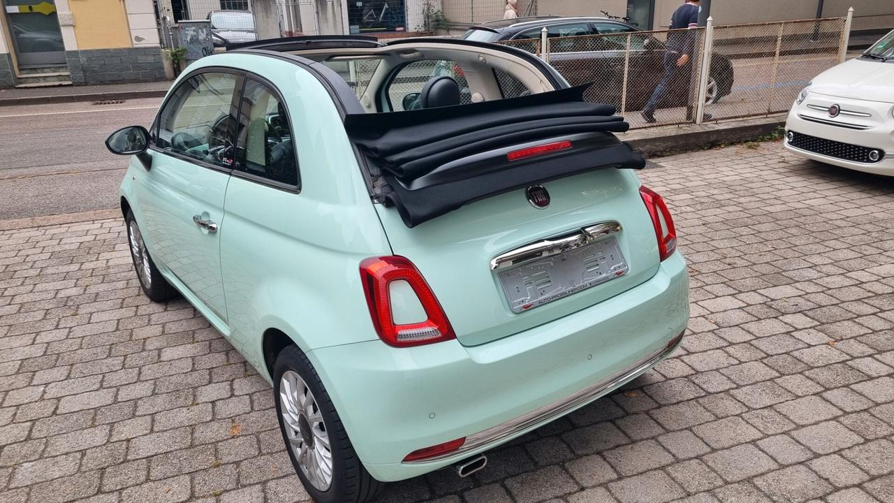 Fiat 500 C 1.2 Lounge 69cv mod2016 km42900 neopat