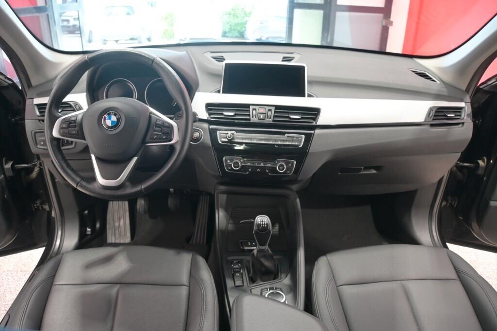 BMW X1 16D 115CV 6M. S-DRIVE BUSINESS ADVANTAGE ( CRUISE - PELLE - TETTO PANORAMICO APR. - NAVI - PARK ASSISTANT - TELECAMERA POST. )