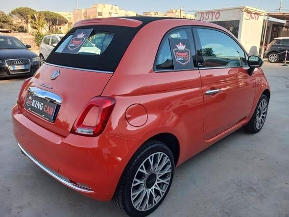 Fiat 500 C 1.2 ANNIVERSARIO Lounge KM 128000 GARANZIA PARI AL NUOVO DISTRIBUZIONE NUOVA