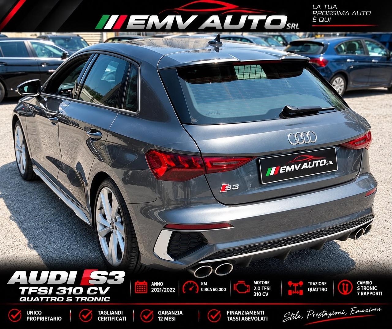 Audi S3 TFSI 310 CV QUATTRO S TRONIC SPORT ATTITUDE