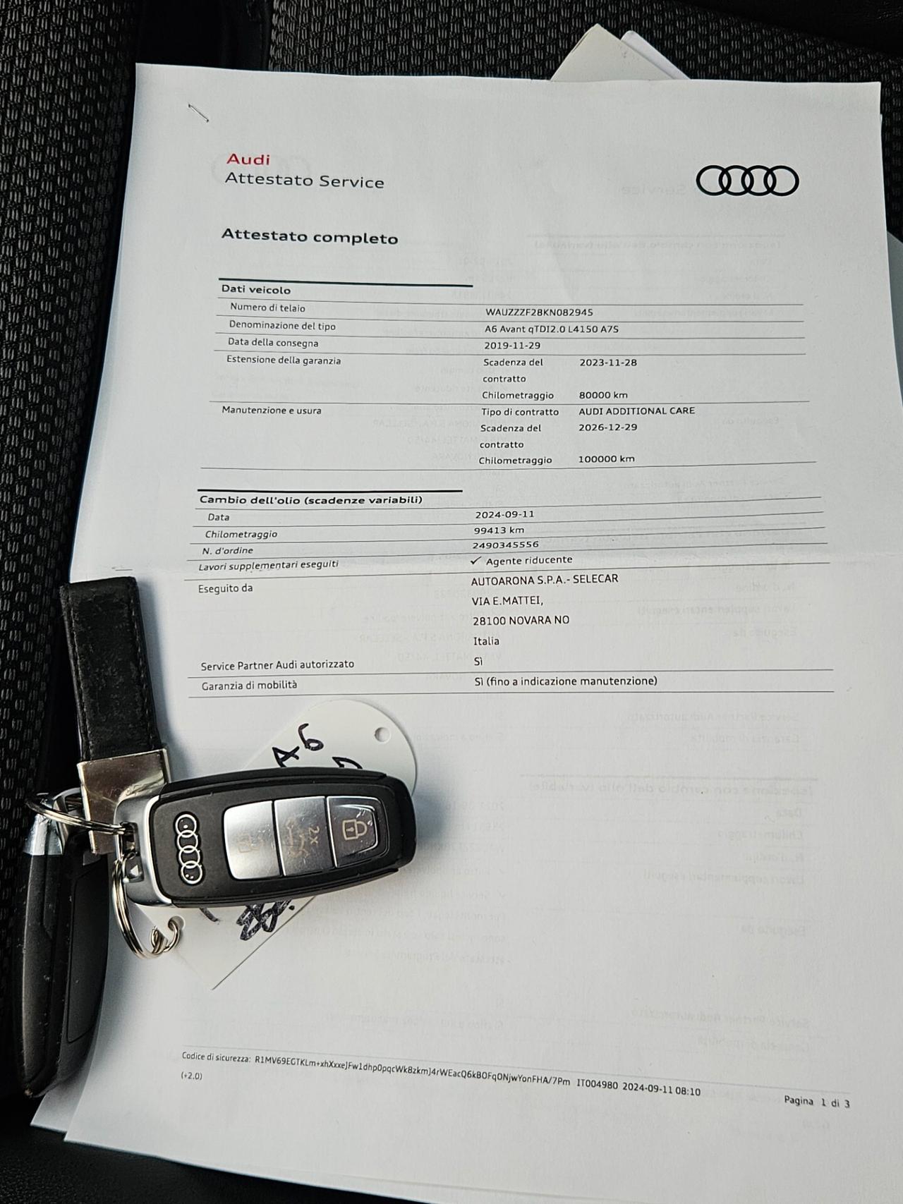 Audi A6 Avant 40 2.0 TDI quattro ultra S tronic S LINE FULL MATRIX