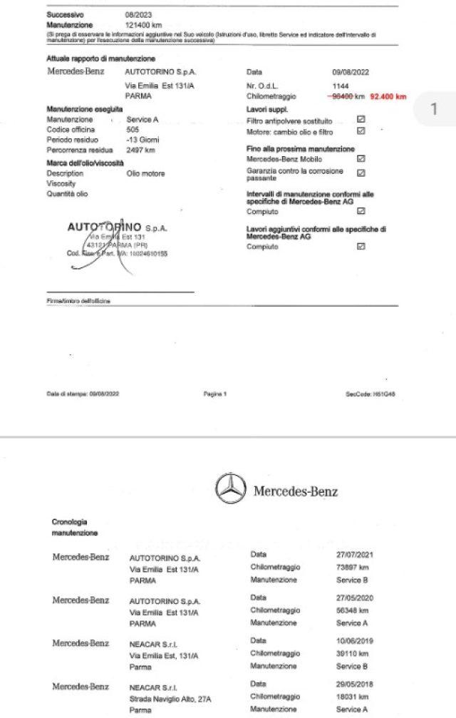 MERCEDES-BENZ A 180 d Sport TAGLIANDI MERCEDES PERMUTE