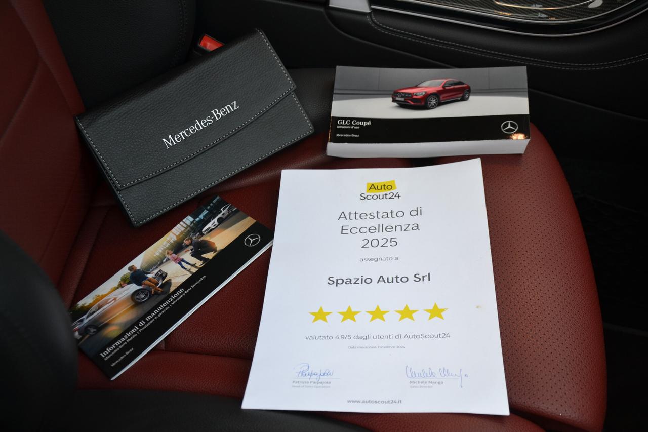 Mercedes-benz GLC 300 2.0 D 245CV 4MATIC COUPE' PREMIUM AMG *PREZZO VERO