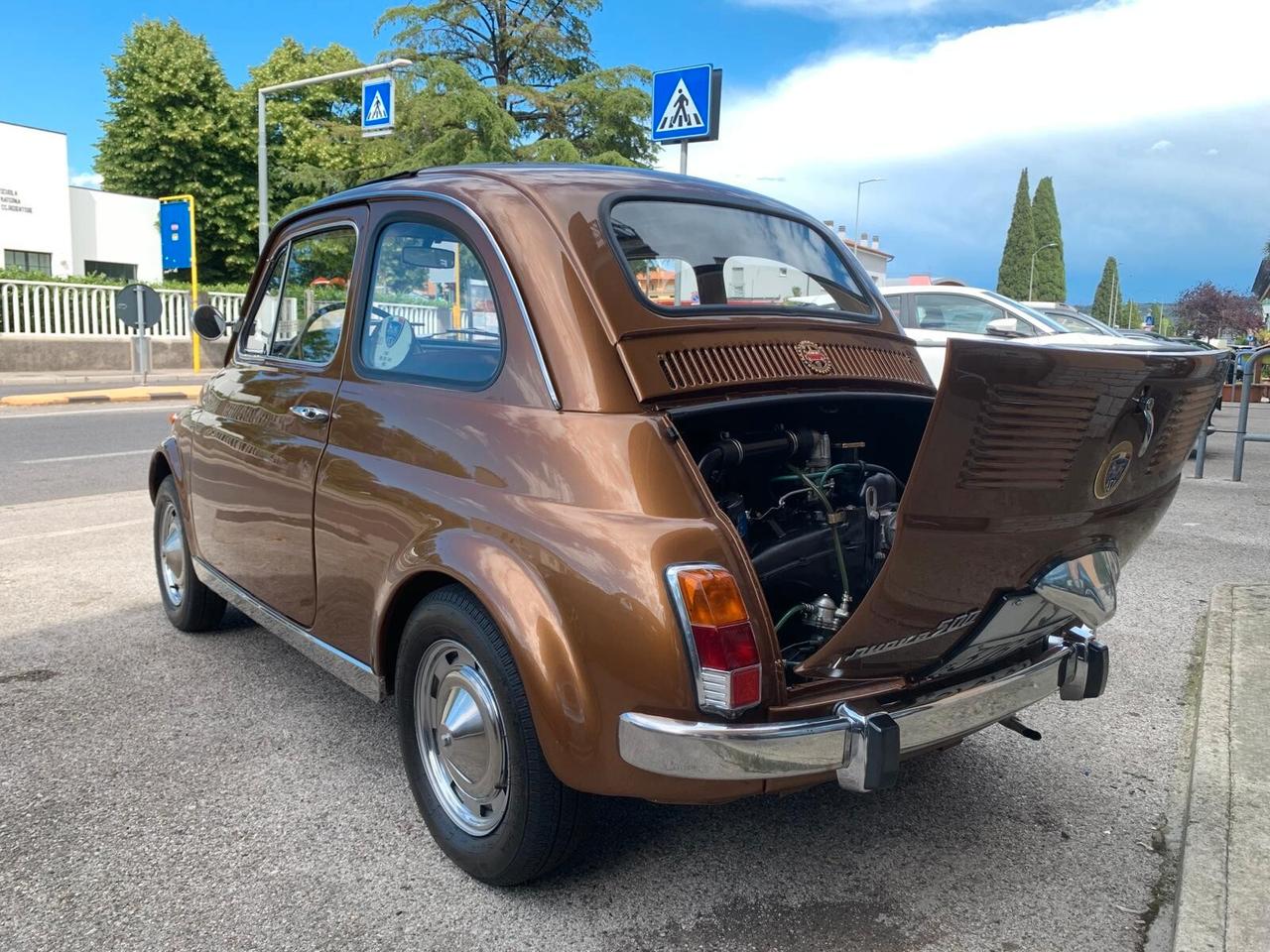 Fiat 500 My car Francis Lombardi ASI T. Oro Restaurata