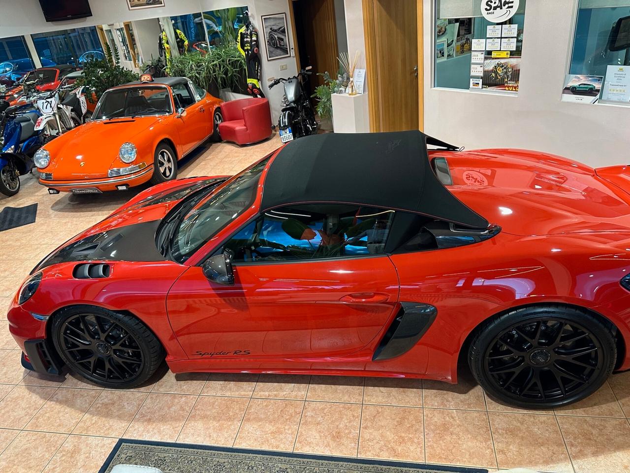 Porsche 718 Spyder RS/CERCHI. MAGNESIO/CARBOCERA/SCARICO/BELLISSIMA