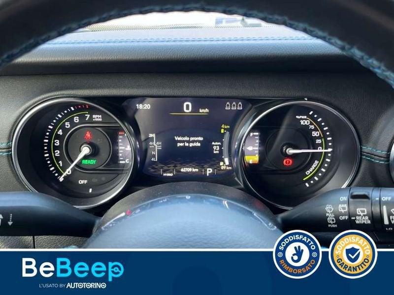 Jeep Wrangler UNLIMITED 2.0 ATX PHEV RUBICON 4XE AUTO