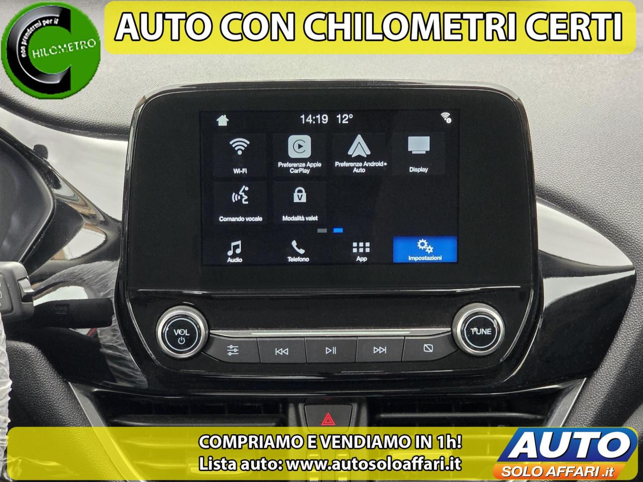 Ford Fiesta 5 Porte Fiesta 5P 1.5 TDCI PLUS MY18 UNIPROPRIETARIO/CARPLAY/NEOPATENTATI