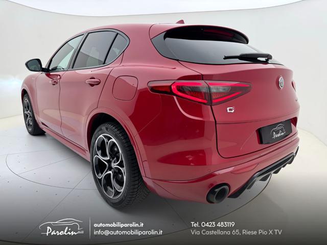 ALFA ROMEO Stelvio 2.0 Turbo 280 CV AT8 Q4 Veloce Harman-pelle Rossa