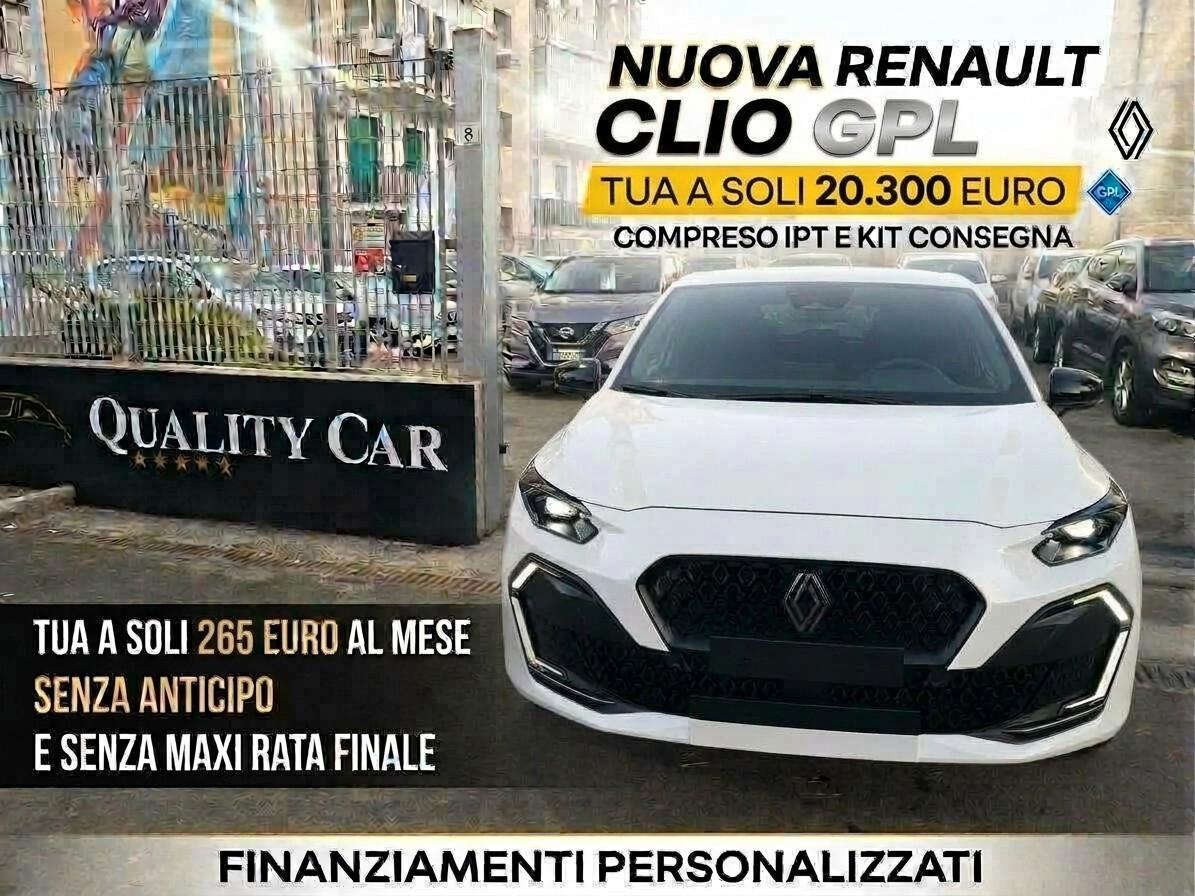 RENAULT CLIO GPL NUOVA TUA A SOLI 265 EURO AL MESE