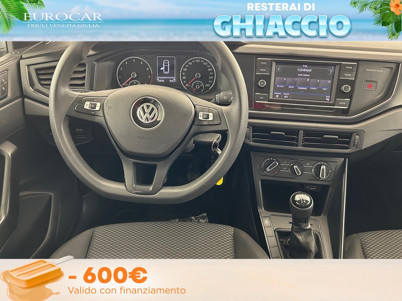 Volkswagen Polo 5p 1.0 mpi trendline 65cv
