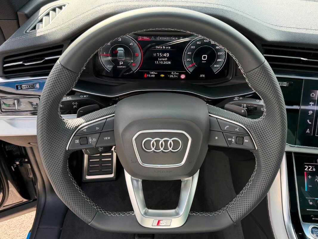 Audi Q8 3.0 tdi 286cv S line quattro Tetto Valcona Ventilati