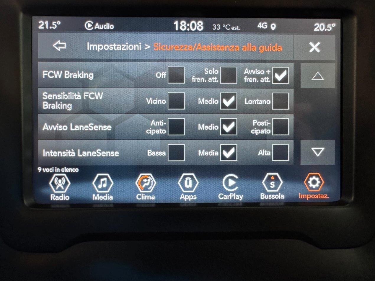 Jeep Renegade 1.6 mjt Limited 130cv Fari Led Uniprop
