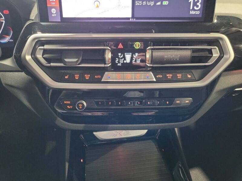 BMW X3 xDrive 20d 190cv Automatica MH48V con Gancio Traino