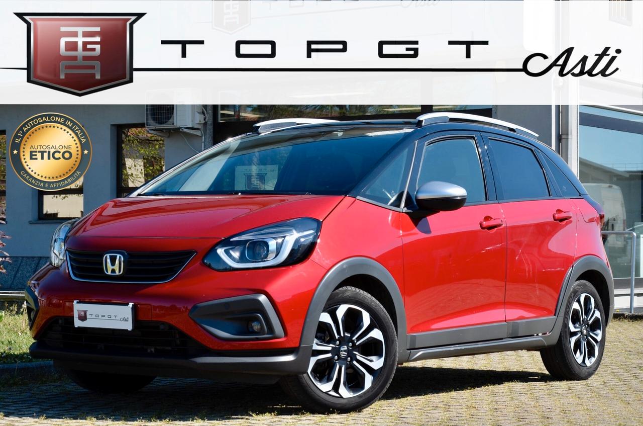 HONDA JAZZ CROSSTAR 1.5 HEV EXECUTIVE BICOLOR 98cv ECVT, UNICOPROPRIETARIO, SERVICE HONDA, UFF ITALIANA, EURO 6D, HIGH BEAM, RETROCAMERA, APPLE ANDROID, PERMUTE