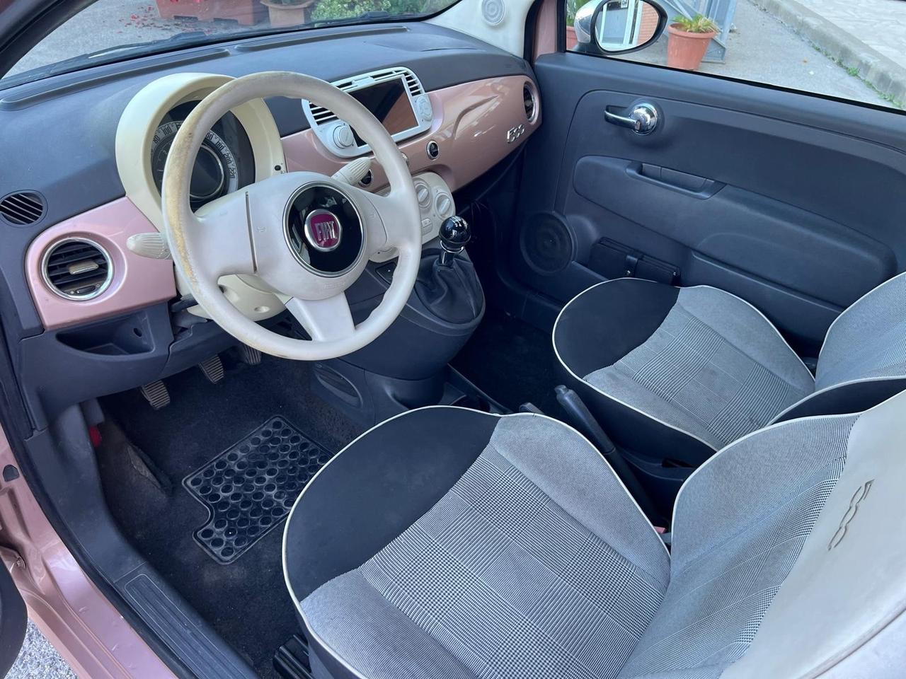 FIAT 500 *1.3 MJT*ROSEGOLD*NAVIGATORE*BLUETHOOT*OK NEOPATENTATI*LAVORI KM 0*