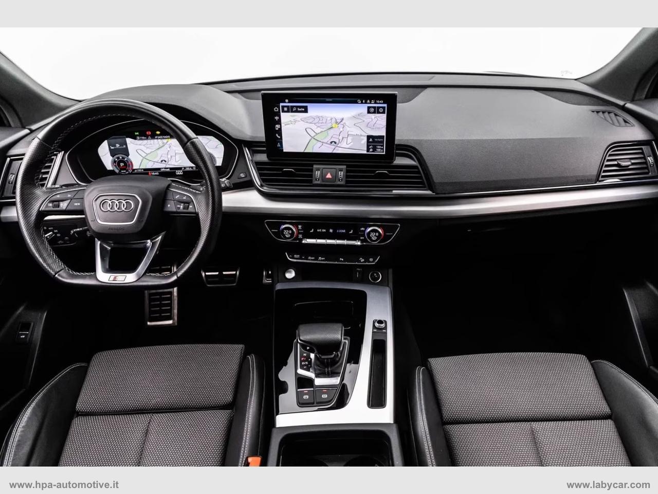 AUDI Q5 2.0TDI mild hybrid S-tronic S-line FULL LED PELLE NAVI BLACK EDITION CARPLAY