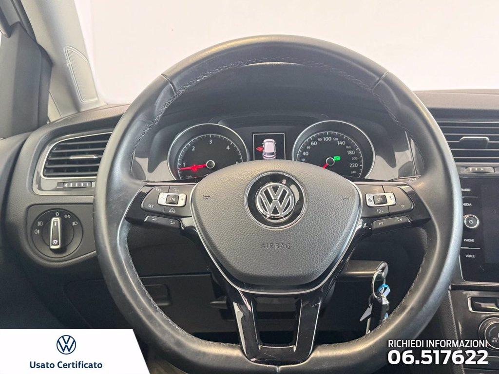 VOLKSWAGEN Golf 5p 1.6 tdi executive 115cv dsg del 2017